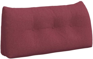 vidaXL Rücken Kissen Weinrot 100 x 24 x 50 cm Stoff 42014444