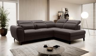 Wohnideebilder Noble Dunkelbraun Ecksofas & Eckcouches CO-NOB-RT-22FL