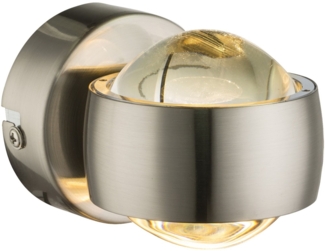 LED-Wandleuchte Wandlampe Glas Metall Wohnzimmerleuchte 78290