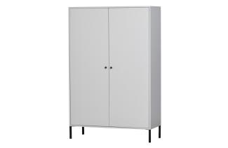 Highboard Xam - Kiefer Grey - Closed