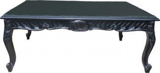 Casa Padrino Barock Couchtisch Schwarz 120 x 80 cm - Mod2