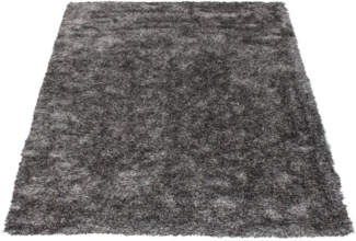 Bruno Banani Hochflor-Teppich Alga, rechteckig, Höhe: 40 mm, Uni, Shaggy, Langflor, besonders weich und kuschelig, Wohnzimmer