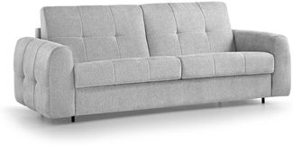 Beautysofa Schlafsofa Pireus modernes Sofa mit italienischem Klappmechanismus und Matratze, in 3 Größen & 6 Farben, Bettkasten und Schlaffunktion