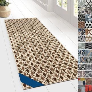 Karat Teppich Teppichläufer mit Muster, schalldämmend