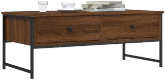 vidaXL Couchtisch Braun Eichen-Optik 101x49x39,5 cm Holzwerkstoff 837741