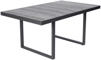 Couchtisch Keramo Living , Keramik , Grau, Schwarz , 140 x 65 x 85 cm