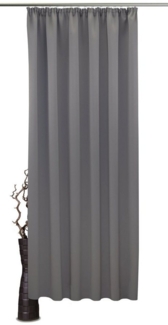 VHG Verdunkelungsvorhang Leon, Kräuselband (1 St), verdunkelnd, Polyester, Raumverdunklung