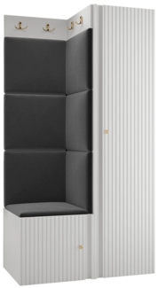 Garderoben-Set Kirtan Slim XXV (Farbe: Weiß, Manila 18)