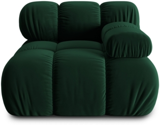 Micadoni Eckmodul Bellis Rechts Samt Bluvel Flaschengrün