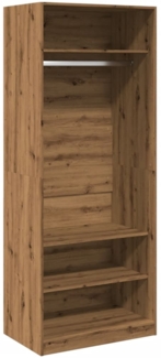 vidaXL Kleiderschrank Artisan-Eiche 80x50x200 cm Holzwerkstoff 3307701