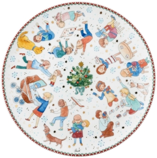 Hutschenreuther Teller Sammelkollektion 2025 Weihnachtsspiele Plätzchenteller 28cm