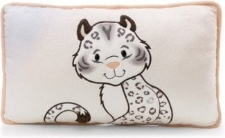 Nici Dekokissen Nici 62445 Kissen Schneeleopard Eleni Snowbell 43x25 cm GREEN