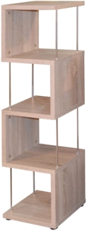 Regal Elga 33x33x126 Bücherregal Standregal eiche sägerau 14817
