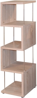 Regal Elga 33x33x126 Bücherregal Standregal eiche sägerau 14817