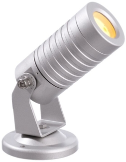 Deko Light Mini I Amber Außenstrahler LED silber IP65 57lm 1750K 30° Modern