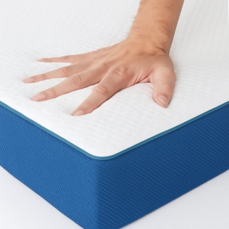 Marsail, Topper Matratzentopper Gelschaum bambuskohle, 7 cm hoch, (EN597 Antibakteriell), hypoallergen fur drucksensible menschen hausstauballergiker