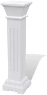 vidaXL Säulen-Pflanzenständer Klassischer Stil Quadratisch MDF 241849