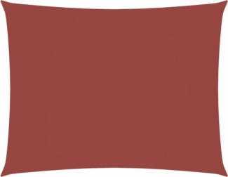 vidaXL Sonnensegel Oxford-Gewebe Rechteckig 2x3,5 m Terrakotta-Rot 135366