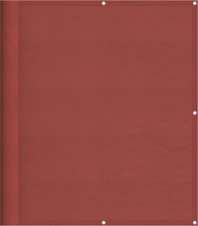 vidaXL Balkon-Sichtschutz Terrakotta 120x1000cm 100 % Polyester-Oxford 42002092