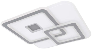 Smart LED Deckenleuchte, Fernbedienung, App-Steuerung, L 50 cm