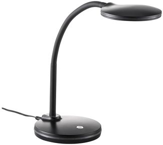 LED Nachttischlampe Schreibtischlampe mit Touch schwarz 52290108