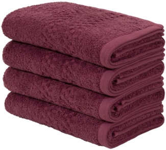 my home Handtuch Regona, Handtücher (50x100 cm), flauschig und weich, 500gr/m², Frottier (Set, 4-St), Premium Handtücher mit Bordüre, Handtuch-Set, 100% Baumwolle