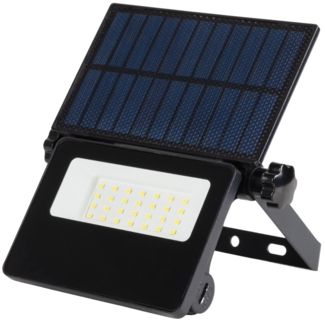 Light & More LED Solar-Strahler kaltweiß