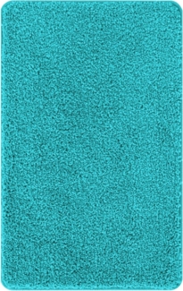 vidaXL Badematte 2-tlg. Badematten-Set Türkis Polypropylen Rutschfest, Polyester