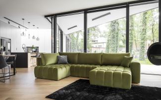 Wohnideebilder Bonito Grün Ecksofas & Eckcouches CO-BON-RT-33LO