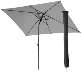 SVITA Sonnenschirm, Set, Set Sonnenschirm mit Schutzhülle, Set, mit Schutzhülle, Balkonschirm, Sonnenschutz, 3x2 m