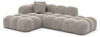 Sofa Dreams Ecksofa Stoff Eckcouch Modern Eck Couch Formentera L Form Lounge Samtstoff, Lounge-Sofa