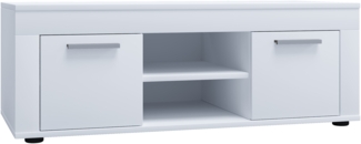 VCM TV-Möbel Usilo 919854 Weiß H. 37 x B. 102 x T. 45 cm