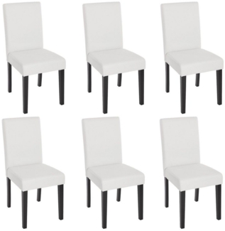 MCW Esszimmerstuhl Littau-6 (Set, 6 St), 6er-Set, Hohe Rückenlehne, Rutschfest durch Kunststoff-Bodenschoner
