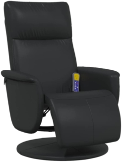 vidaXL Massage Relaxsessel Schwarz 71 x 90 x 105 cm Kunstleder 42018597