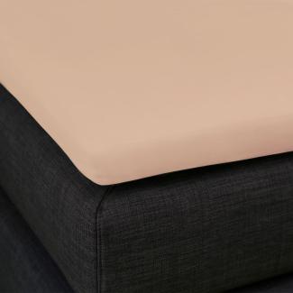 Formesse Split-Topper Spannbetttuch La Piccola Duo 1|140x210 - 220 cm| champignon
