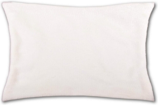 Kissenhülle Kuschel 30 x 50, Auswahl: weiß - champagner ohne Füllung