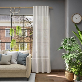 Neutex for you! Vorhang Libre-ECO (1 St), Multifunktionsband, halbtransparent, Jacquard, nach Maß