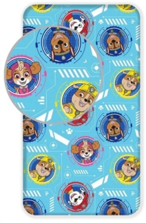 PAW PATROL Spannbettlaken Paw Patrol Technologies Spannbetttuch 90x200 cm 100% Baumwolle, 100% Baumwolle, (1 Stück)