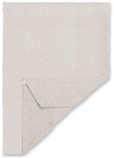 Hauck Baby Spannbettlaken 60x120 cm für Reisebettmatratzen, Baby Matratzenbezug Baumwolle Musselin, 60° C Maschinenwäsche, Babybettlaken mit Gummizug (Beige Dots)