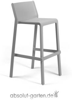 Trill Barhocker Kunststoff 4er Set (Grigio)