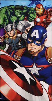Marvel Avengers Polyester Strandtuch 70 × 140 cm 250 gsm für Urlaub und Schwimmbad