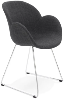 Kokoon Design Sessel Texina Dunkelgrau