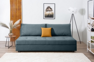 COLLECTION AB Schlafsofa DARIA inklusive Schlafunktion und Bettkasten, Schlafsofa,Bettfunktion,Bettkasten,inklusive Rückenkissen,Federkern