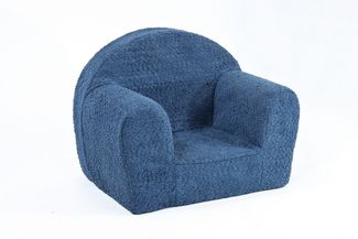 FORTISLINE Kindersessel Mini in Teddy-Stoff Kuschelsessel Babysessel Spielsessel rund, Der Bezug ist abnehmbar und waschbar