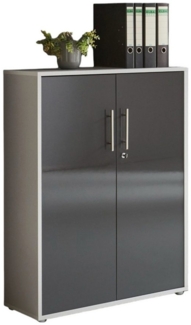 moebel-dich-auf Aktenschrank OFFICE EDITION (abschließbar, Metallgriffe, 3 Fächer) Made in Germany