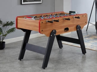 Vente-unique - Tischfußballtisch - MDF - 153 x 77,6 x 96 cm - Eichefarben - PAULO