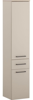 Hochschrank Mailand / Malo , Holzwerkstoff , Beige , 35 x 160 x 33 cm