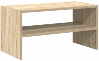 vidaXL Schuhregal Stapelbar Sonoma-Eiche 60x30x30,5 cm 858861