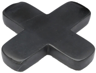 Der Marble Pan Untersetzer - Schwarz - 12x12x1cm