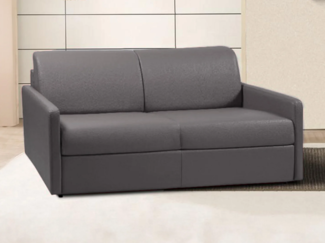 Schlafsofa 3-Sitzer CALIFE - Grau - Liegefläche: 140 cm - Matratzenhöhe: 14 cm
